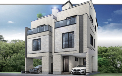 【外観パース】 | 墨田区横網２丁目の新築戸建