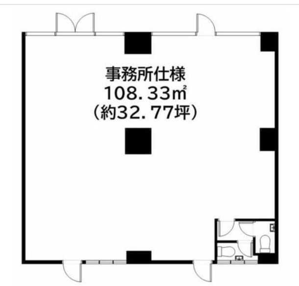 近江八幡市鷹飼町の店舗事務所