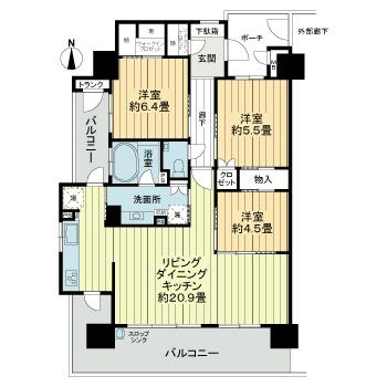 サーパス和歌山駅前の間取り