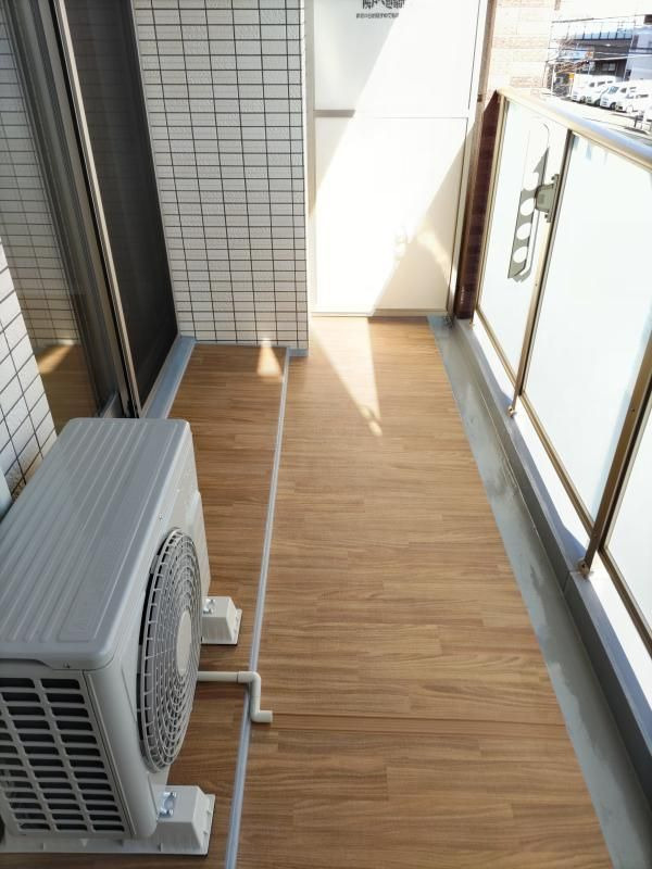 ルミエール大橋駅南のバルコニー