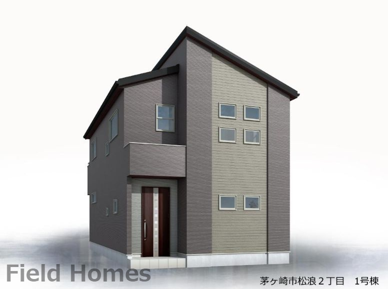 茅ヶ崎市松浪2丁目新築戸建て　1号棟の外観パース|外観イメージ「茅ヶ崎市松浪2丁目新築戸建て　1号棟」