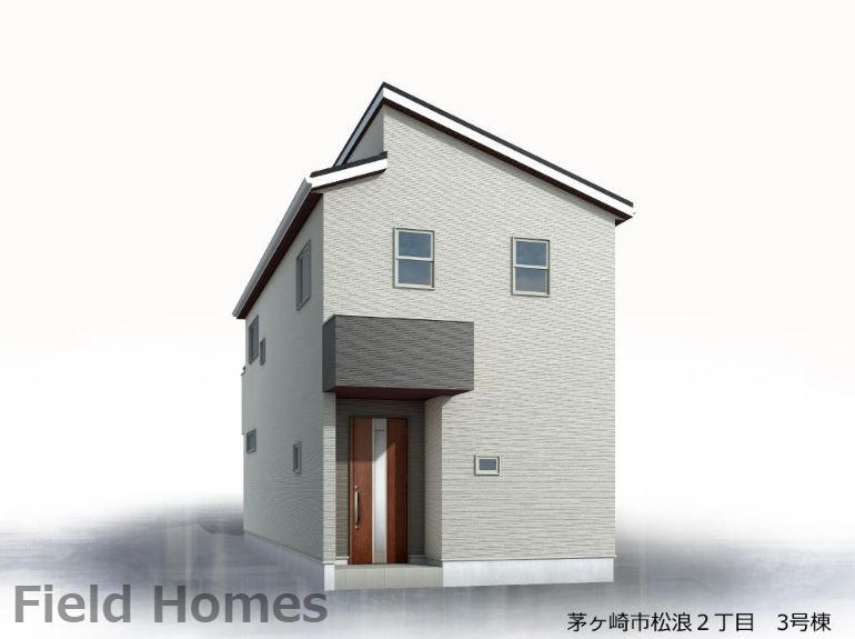 茅ヶ崎市松浪2丁目新築戸建て　3号棟の外観パース|外観イメージ「茅ヶ崎市松浪2丁目新築戸建て　3号棟」