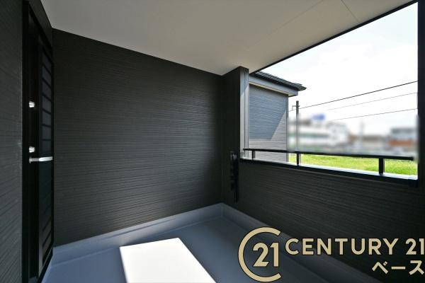 リーブルガーデン西木辻町 ２号棟 ／新築一戸建のバルコニー|■現地撮影写真■日当たりのよい広々としたバルコニー！