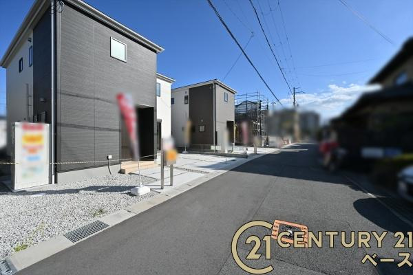 リーブルガーデン三輪 ３号棟 ／新築一戸建の前面道路含む現地写真|■現地撮影写真■お気軽にお問い合わせくださいませ！