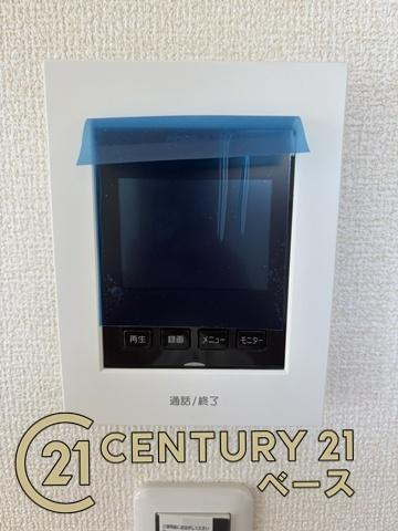 リーブルガーデン三輪 １号棟 ／新築一戸建の内装|■現地撮影写真■ＴＶモニター付きインターホンで防犯対策もバッチリ！来客も一目でわかり安心です！