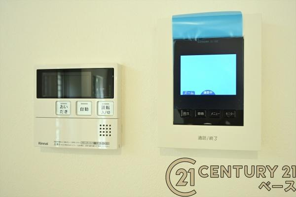 北葛城郡河合町泉台２丁目 ／新築一戸建の内装|■現地撮影写真■ＴＶモニター付きインターホンで防犯対策もバッチリ！来客も一目でわかり安心です！