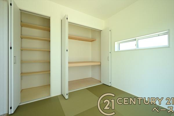 北葛城郡河合町泉台２丁目 ／新築一戸建の収納|■現地撮影写真■あると便利な和室収納を完備！