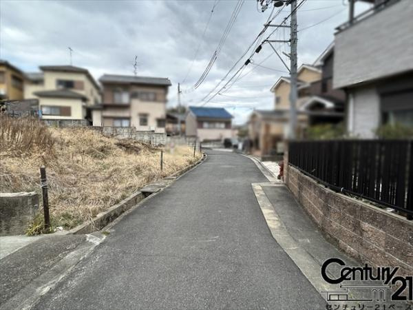 大和高田市大字築山の売地の前面道路含む現地写真|■現地撮影写真■見晴らし良好です！