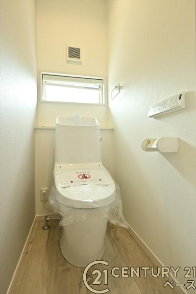 桜井市阿部 ３号地 ／新築一戸建のトイレ|■現地撮影写真■