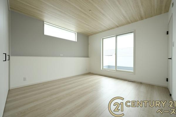 桜井市阿部 ３号地 ／新築一戸建の洋室|■現地撮影写真■日当たりのよい明るい雰囲気の洋室です！