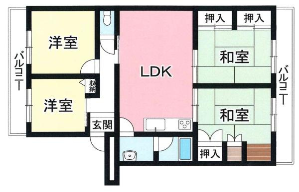 ソシエール錦の間取り|間取り図です