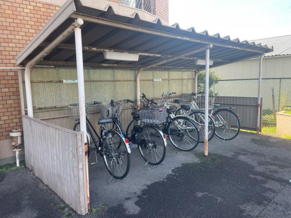 サンシティ羽根のその他共用部分|駐輪場です。