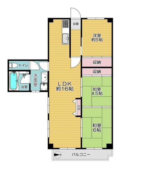 【間取り】 | グリーンハイツ大宮