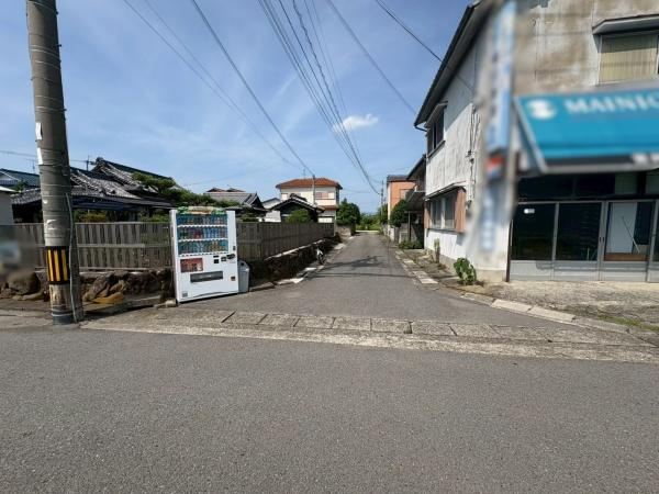 和歌山市布施屋　中古戸建の前面道路含む現地写真