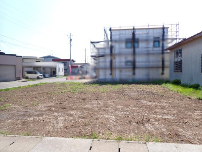 【外観】 | 黒石市住吉町　土地 角地