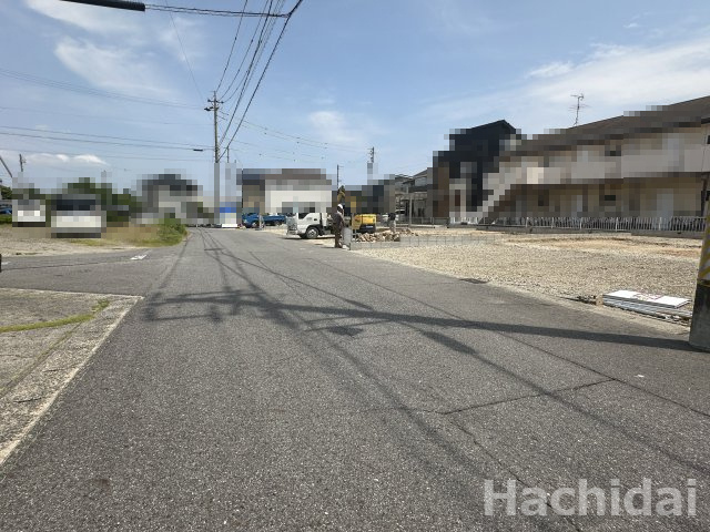 碧南第63相生町　全4棟　3号棟の前面道路含む現地写真