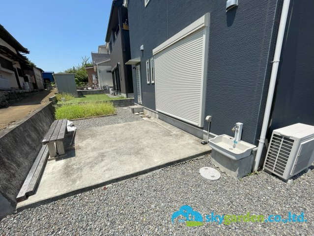 秦野市平沢　中古戸建の庭