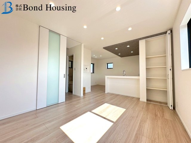 山電　林崎松江海岸駅 徒歩10分　明石市林３丁目　新築戸建の居間・リビング