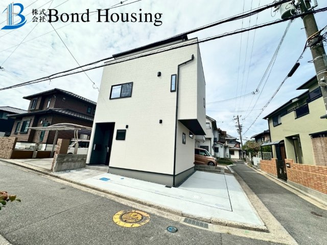 山電　林崎松江海岸駅 徒歩10分　明石市林３丁目　新築戸建の前面道路含む現地写真