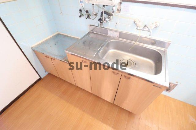 水尾グリーンハイツC棟のキッチン