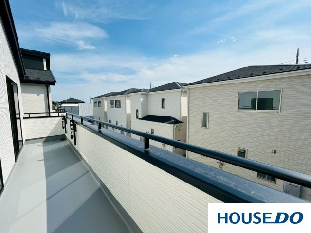 太田市龍舞町6期のバルコニー|南に面しているバルコニーです