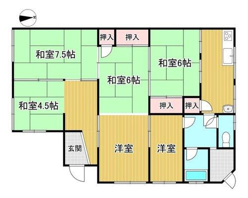 松の木町　中古戸建の間取り