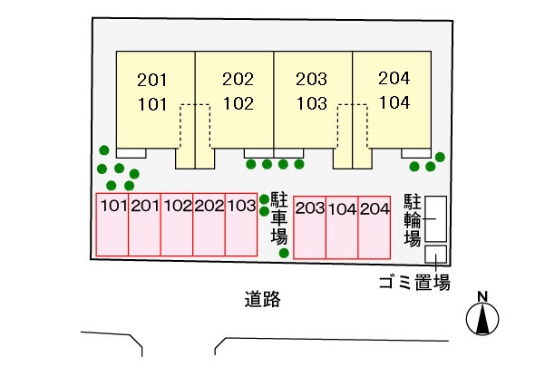 フォレストⅠの区画図