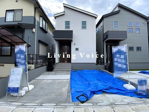 【外観】 | 【仲介手数料０円】茅ヶ崎市松浪2丁目　新築一戸建て　3号棟　全3棟 | ３号棟【仲介手数料０円】茅ヶ崎市松浪2丁目　新築一戸建て　全3棟