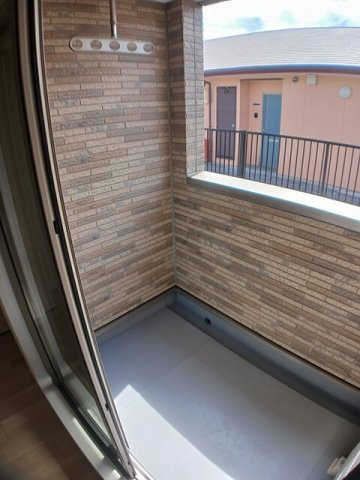 シエールⅡのバルコニー|広々としたバルコニーです