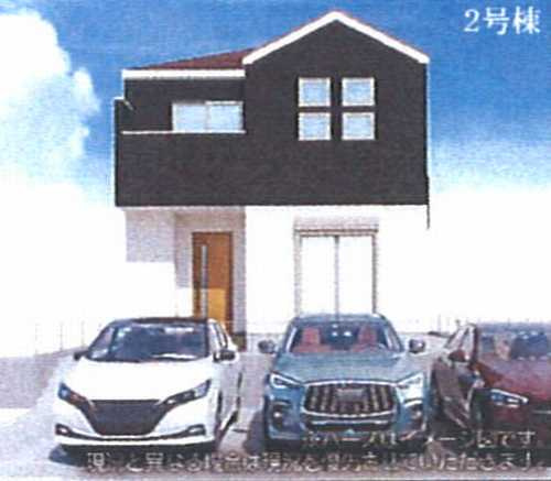 藤沢市石川5期　新築戸建全3棟　2号棟の外観