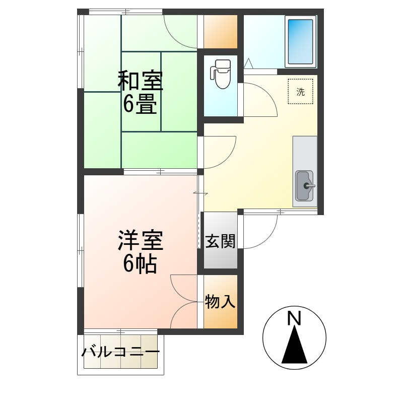 レジデンス高橋Aの間取り