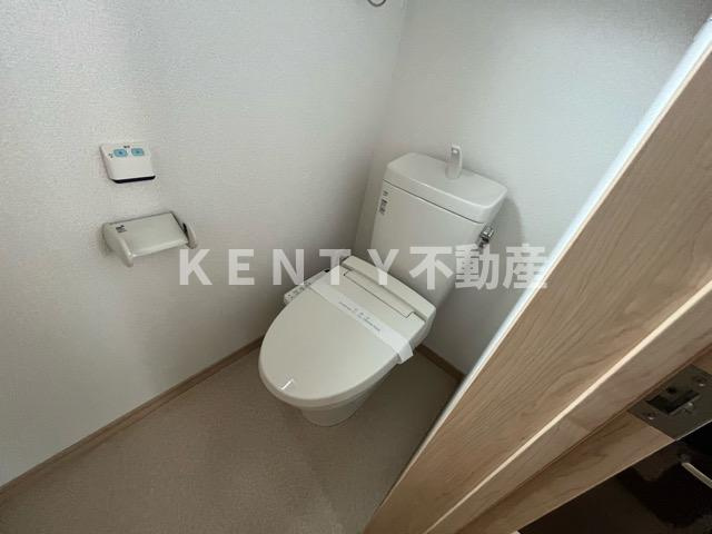 【トイレ】 | ベストハイム京急蒲田 | 落ち着いた色調のトイレです