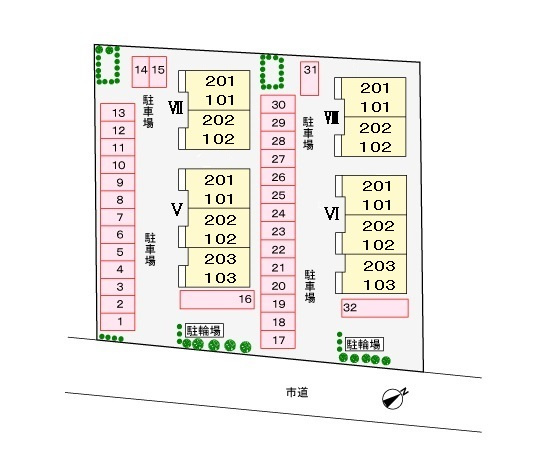 アヴニールⅤの区画図
