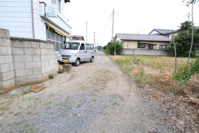 筑西市小川の外観|南側公道を北側から撮影しました！