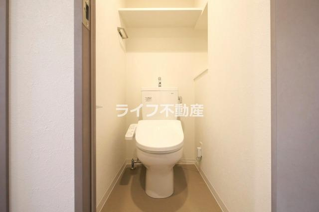 プレサンスＯＳＡＫＡ東成中本ハーヴィルのトイレ|シンプルで使いやすいトイレです