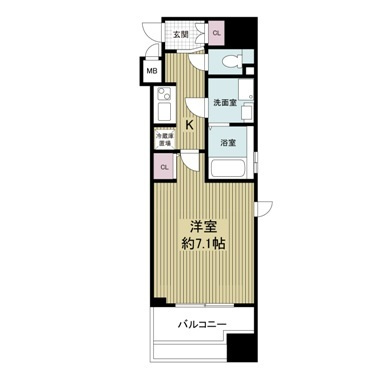 エスティメゾン京橋の間取り