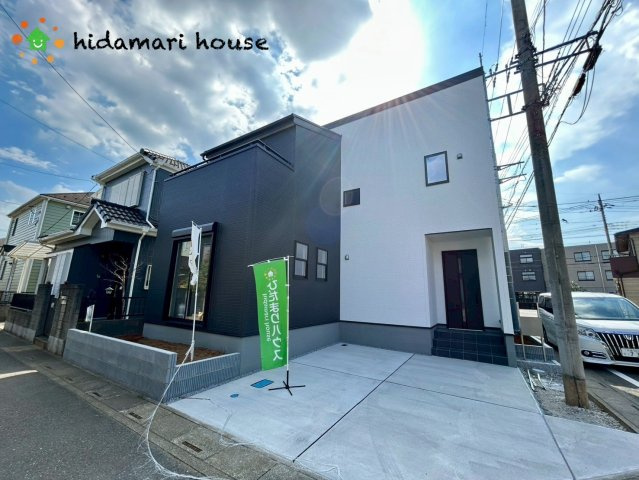 桶川市上日出谷南　新築戸建　リーブルガーデン01の外観|現地写真
