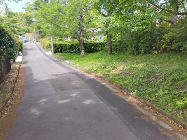 売土地　伊東市十足の前面道路含む現地写真|周辺にレジャー施設、レストランも多くあります。セカンドハウスにおすすめの立地です。