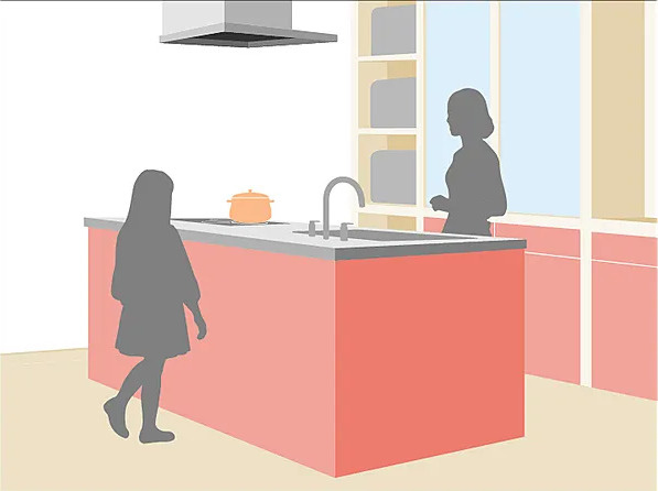 東永谷３丁目新築戸建のキッチン|カウンターキッチン