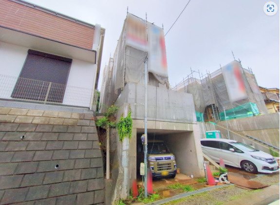 東永谷３丁目新築戸建の外観|建築中