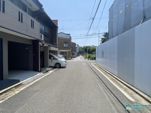 上京区主税町 中古戸建の前面道路含む現地写真