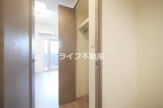 プレサンスOSAKA東成中本ハーヴィルの収納|収納のためのスペースです