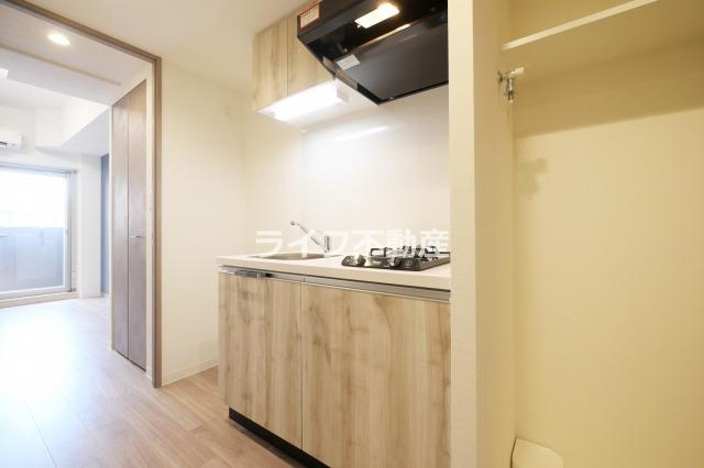 プレサンスOSAKA東成中本ハーヴィルのキッチン|キッチンでお料理をお楽しみください