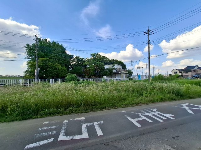 置場用地 川越市渋井の外観|307.44㎡の敷地です