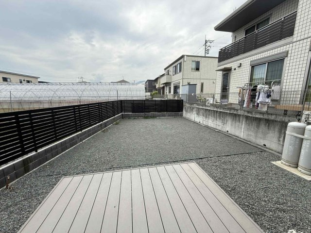 富士市森島の中古一戸建の庭