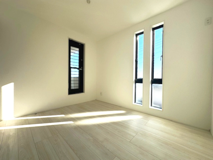 【新築戸建】　いわき市内郷高坂町2期の洋室|清潔感があり、ゴミが床に吸着しないので掃除が楽ちんです