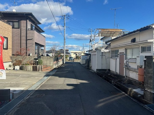 【新築戸建】　いわき市内郷高坂町2期の前面道路含む現地写真|南側5.0ｍの前面道路