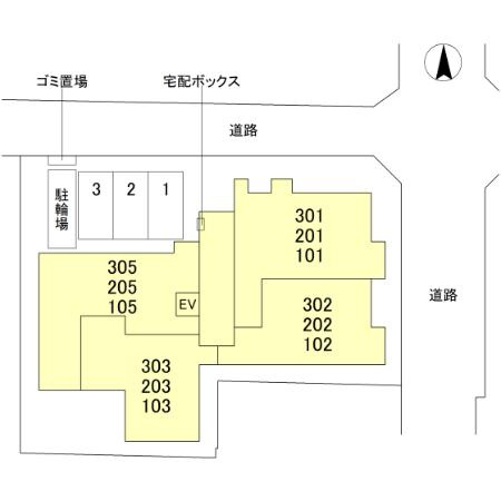 ナサハウスの区画図