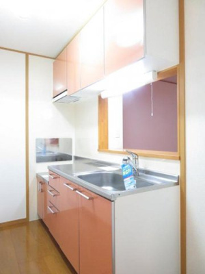 【キッチン】 | プリムロ－ズⅡ　Ａ | お料理しやすいキッチンです