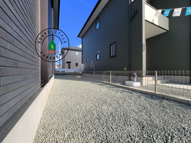 菊池郡菊陽町大字久保田第5-2棟（11号棟）　の庭|お庭で自由な時間を過ごせます。